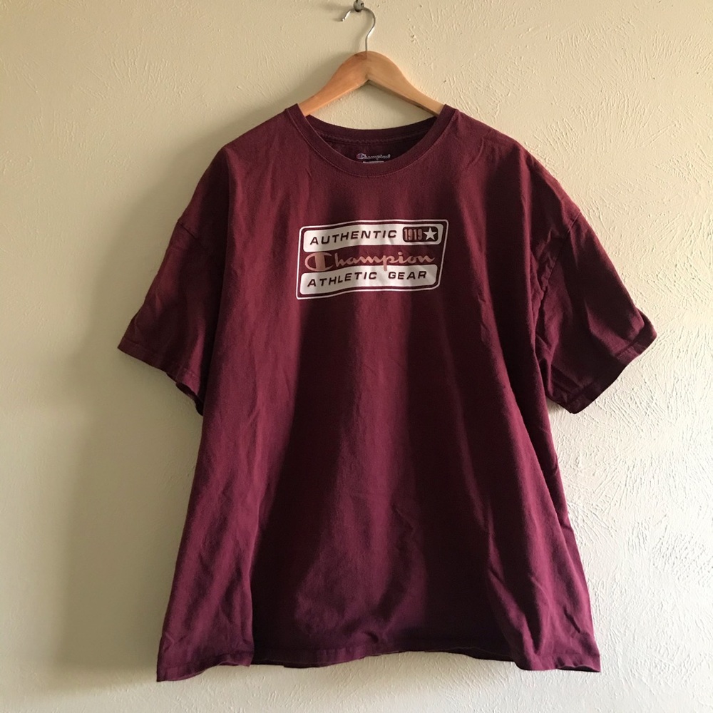 Burgundy Champion Tee